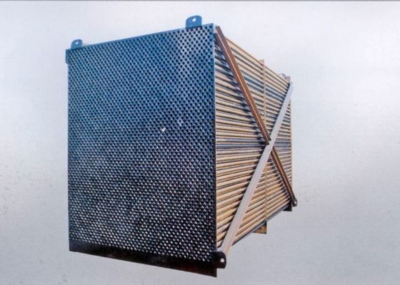 바이오가스로 가열 된 보일러 공기 전열기 튜브 공기 전열기 0.34mm 두께